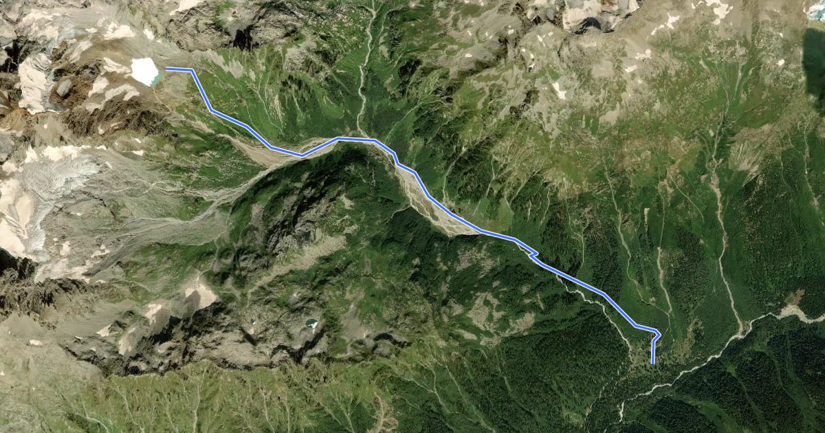 Маршрут Lake Memuli на спутниковом снимке