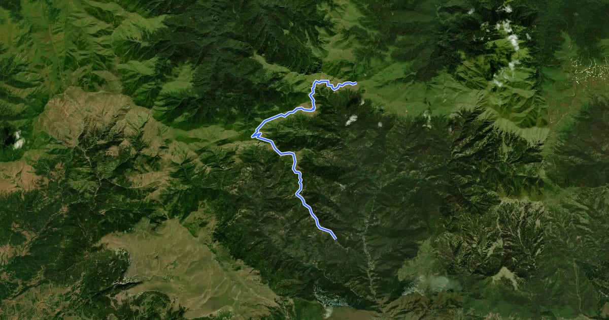 Маршрут Nasabajvari trail на спутниковом снимке