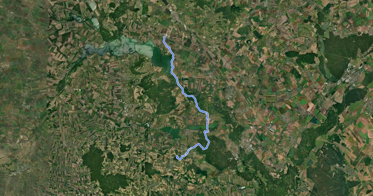 Маршрут 0535 на спутниковом снимке