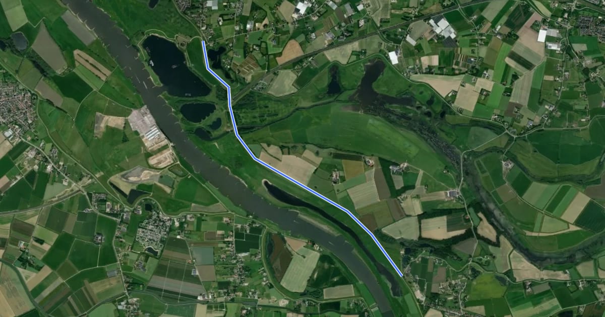 Маршрут 06-65 на спутниковом снимке