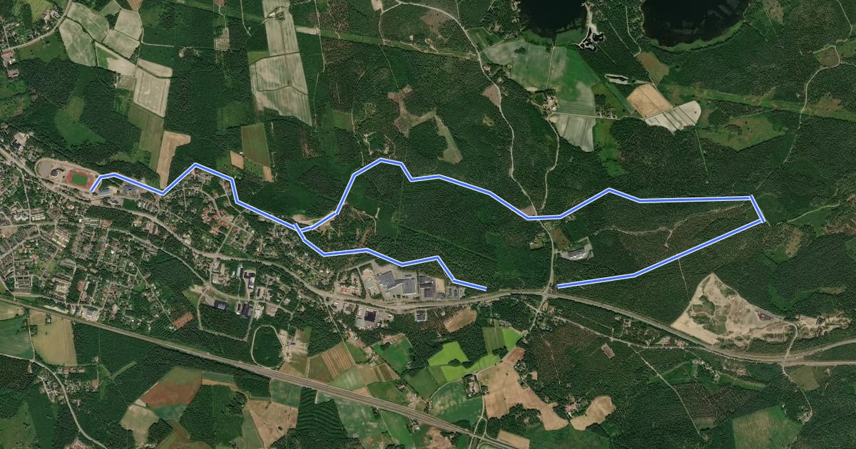 Маршрут 10 km lenkki на спутниковом снимке
