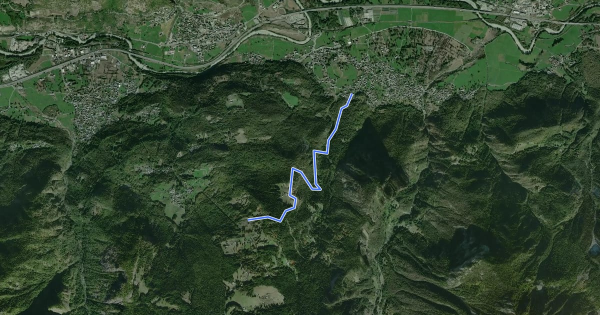 Маршрут 10A на спутниковом снимке