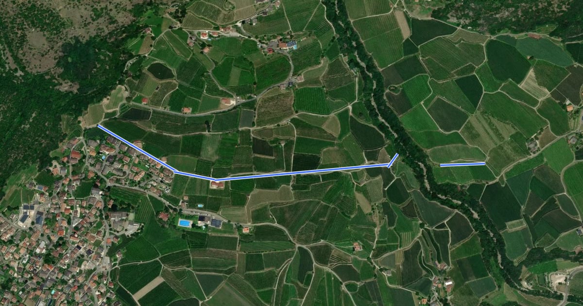 Маршрут 10A на спутниковом снимке
