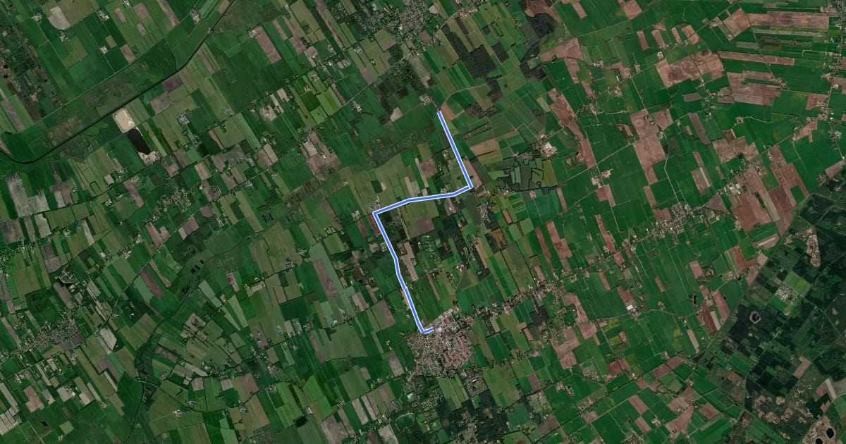 Маршрут 11-26 на спутниковом снимке