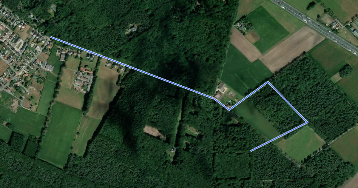 Маршрут 11-76 на спутниковом снимке