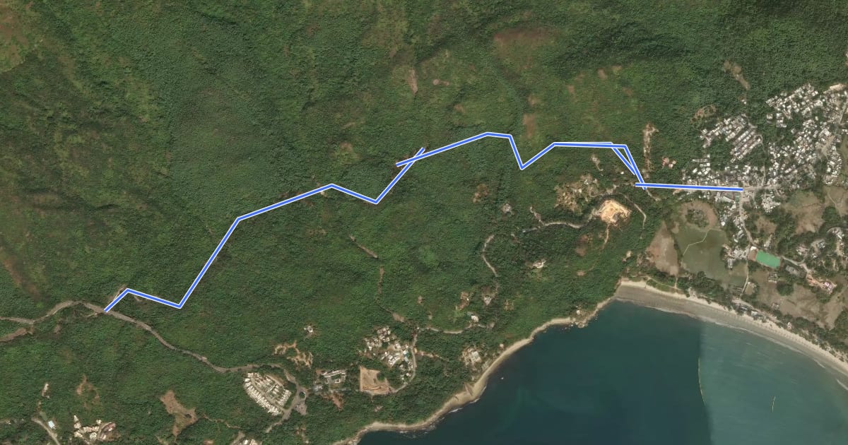 Маршрут 鳳凰徑第11段 Lantau Trail Section 11 на спутниковом снимке