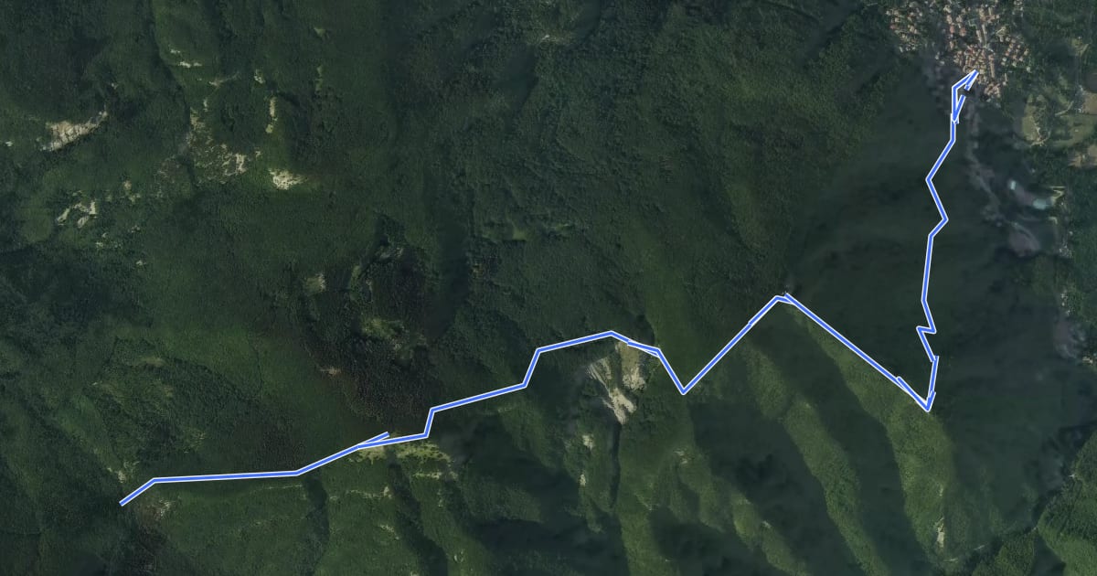 Маршрут 125 на спутниковом снимке