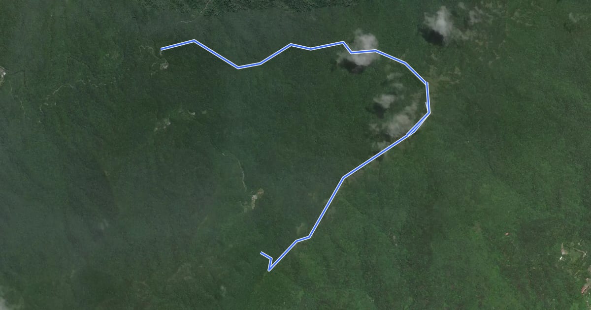 Маршрут 叢雲山登山路線 на спутниковом снимке
