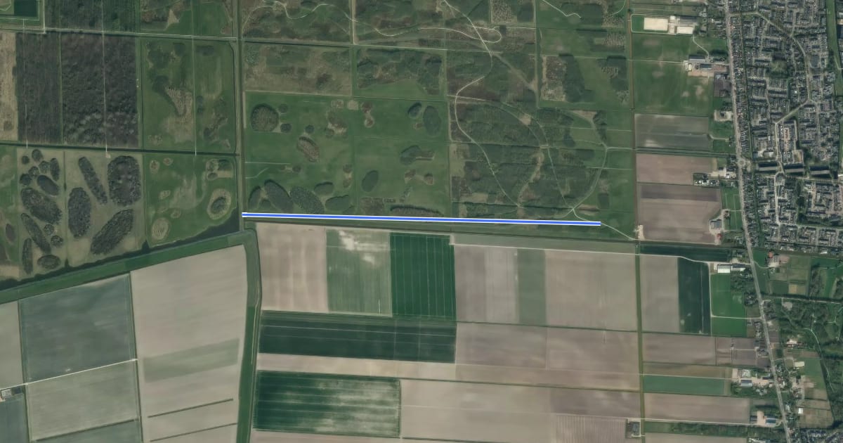 Маршрут 13-73 на спутниковом снимке