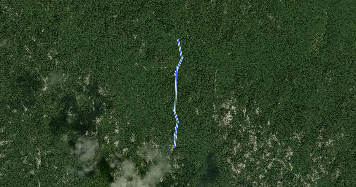 Маршрут 13 km - Ratkovo sklonište на спутниковом снимке