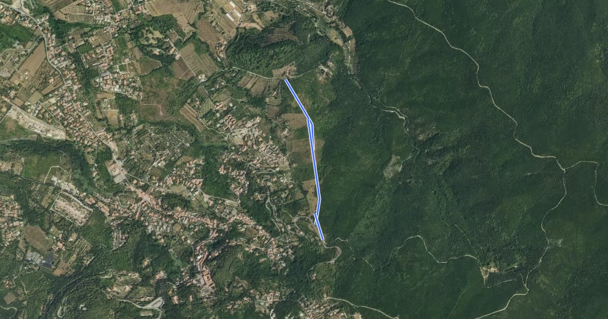 Маршрут 130M на спутниковом снимке