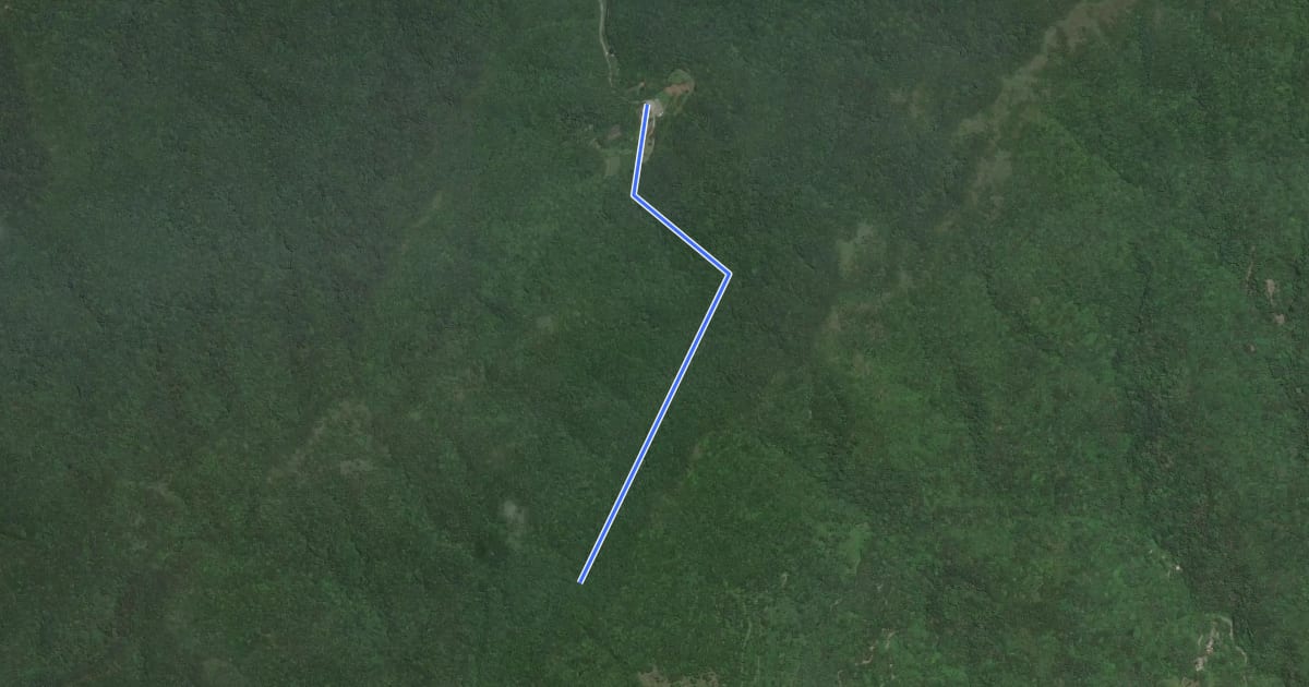 Маршрут 坪溪古道 на спутниковом снимке