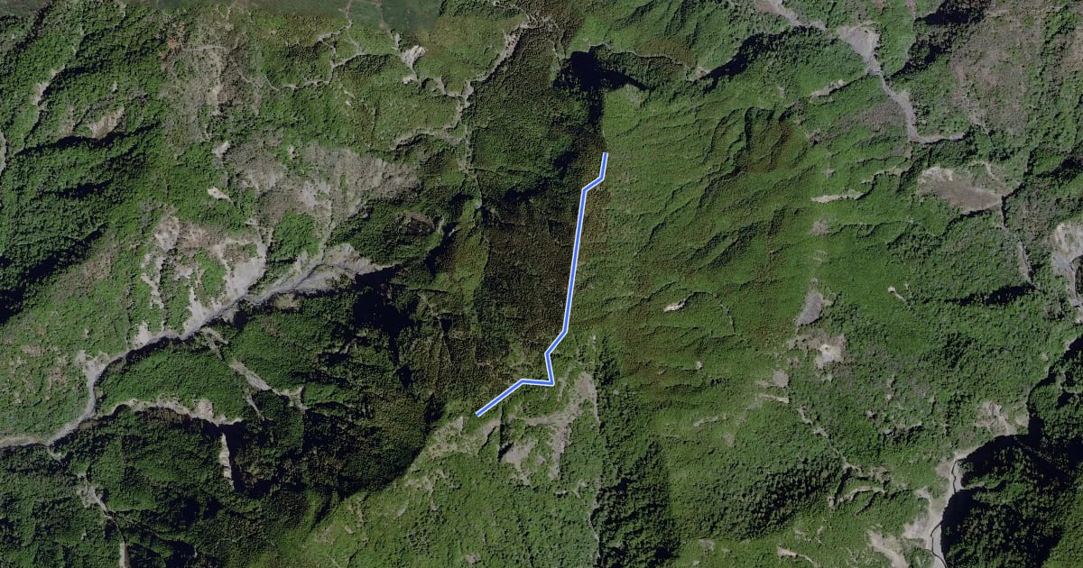Маршрут 榛山登山路線 на спутниковом снимке
