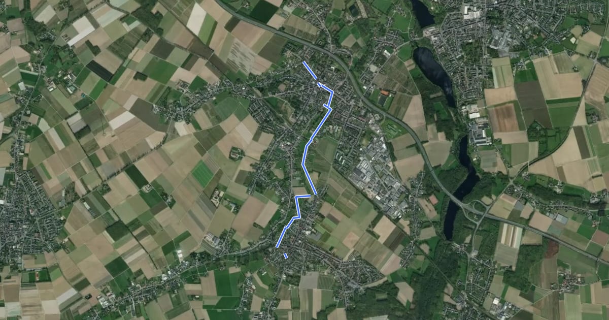 Маршрут 14-50 на спутниковом снимке