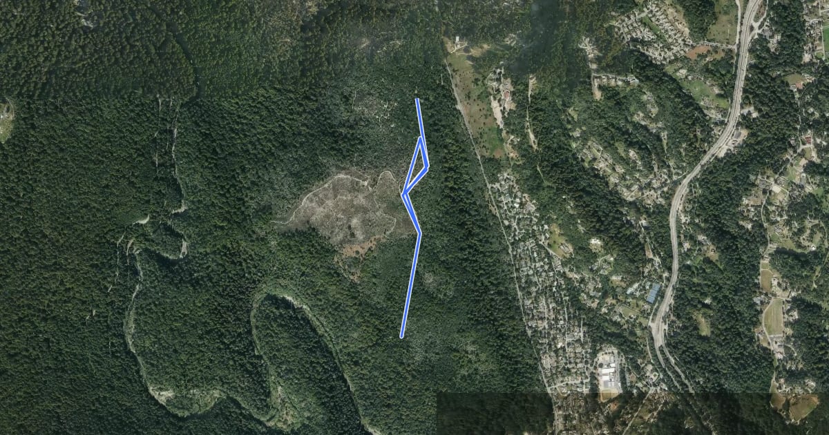 Маршрут 142M на спутниковом снимке