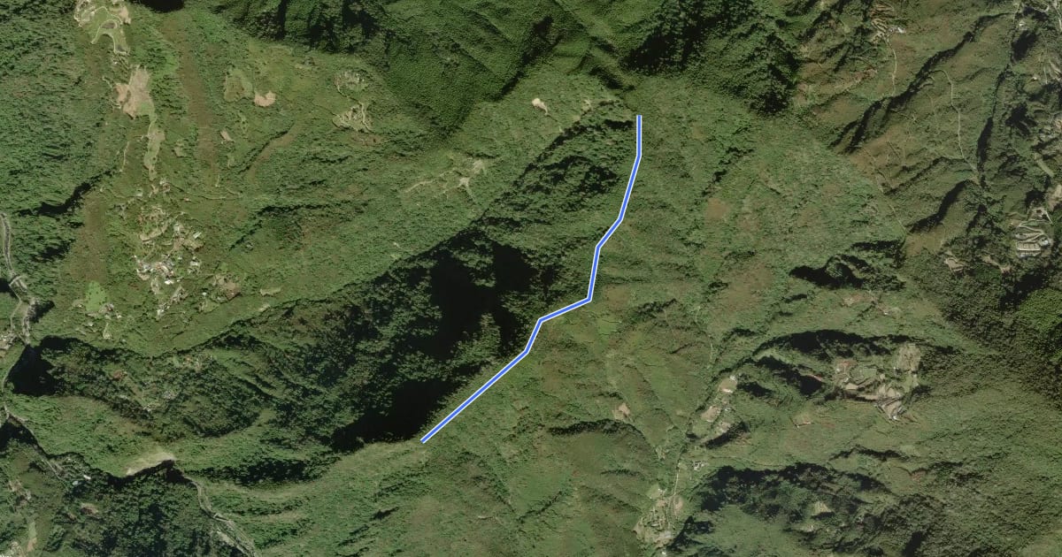 Маршрут 那羅山煤源山登山路線 на спутниковом снимке