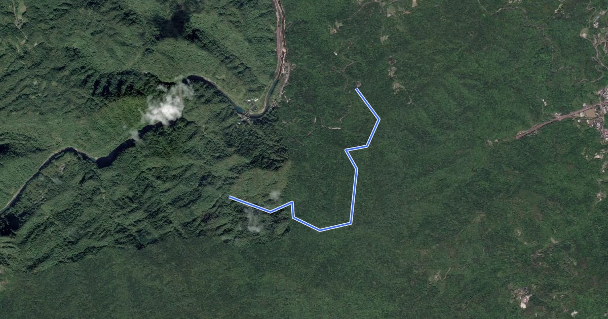 Маршрут 三貂嶺登山路線 на спутниковом снимке