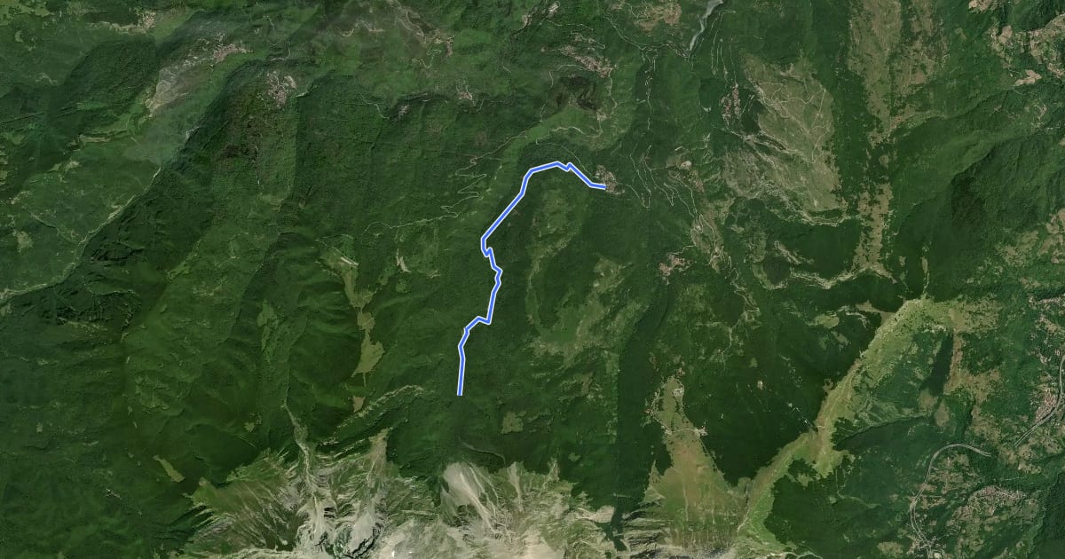 Маршрут 144 на спутниковом снимке