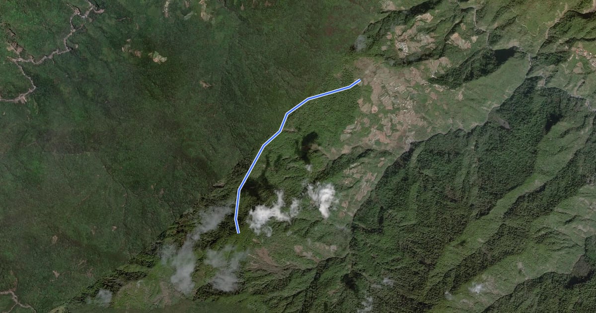 Маршрут 基那吉山路線 на спутниковом снимке