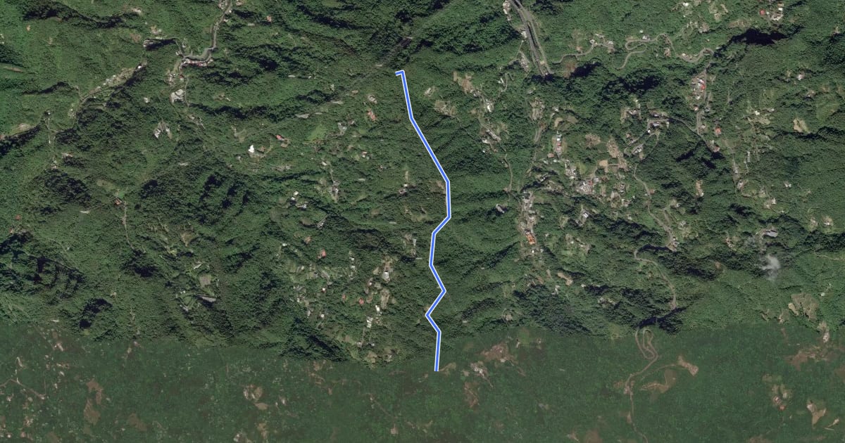 Маршрут 旗子腳山路線 на спутниковом снимке