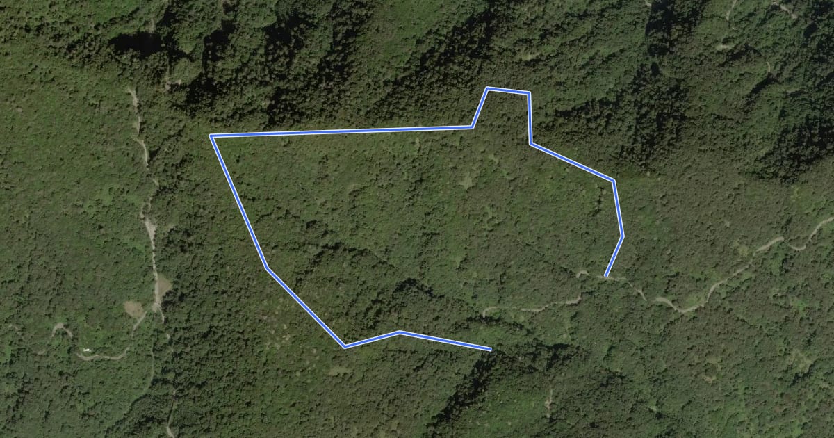 Маршрут 蕨山登山路線 на спутниковом снимке