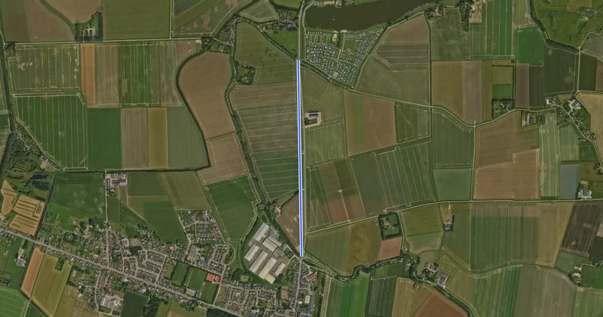 Маршрут 15-54 на спутниковом снимке