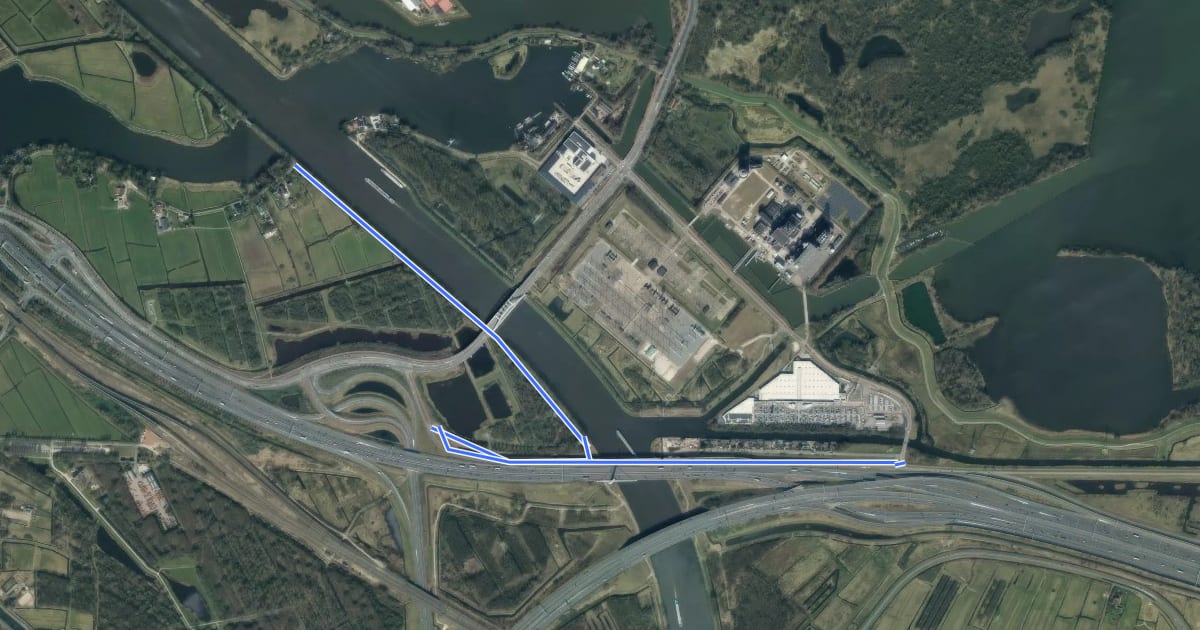 Маршрут 15-59 на спутниковом снимке