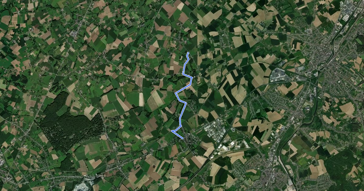 Маршрут 16-89 на спутниковом снимке