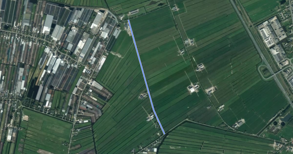Маршрут 17-30 на спутниковом снимке
