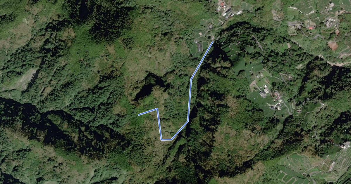 Маршрут 長山步道 на спутниковом снимке
