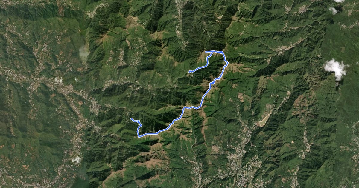 Маршрут 茂名官桥线 на спутниковом снимке