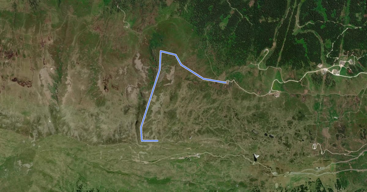 Маршрут 19A на спутниковом снимке