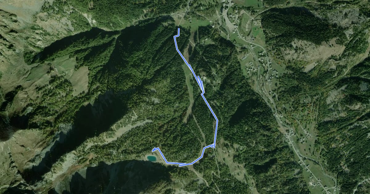 Маршрут 2 на спутниковом снимке