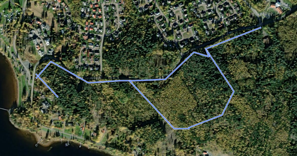 Маршрут 2,5 km на спутниковом снимке