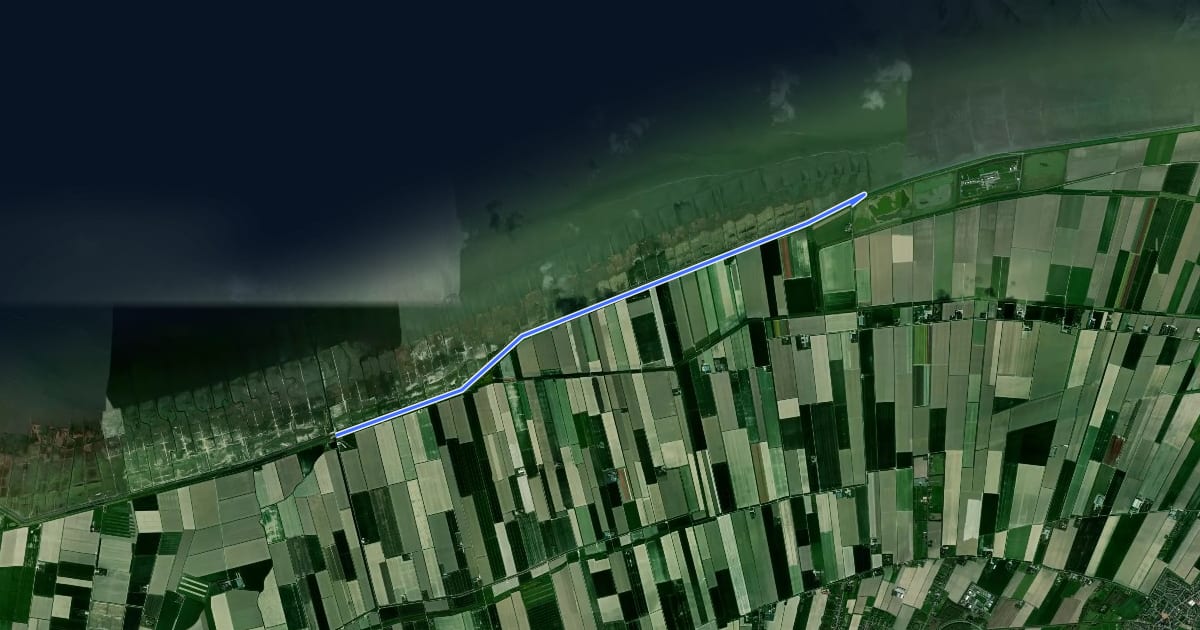 Маршрут 21-50 на спутниковом снимке