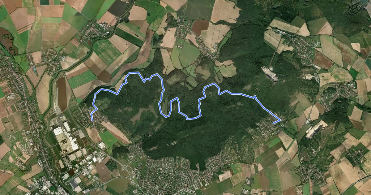 Маршрут 2108 на спутниковом снимке