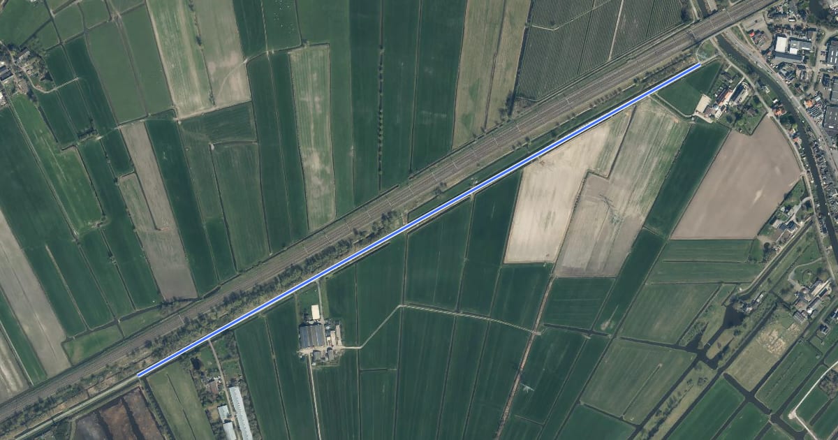 Маршрут 22-42 на спутниковом снимке