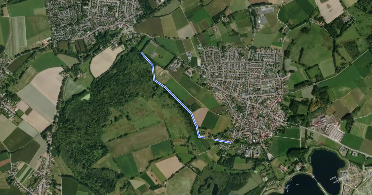 Маршрут 22-60 на спутниковом снимке