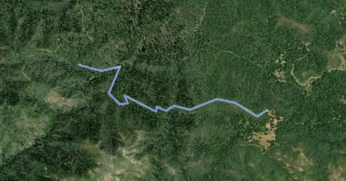 Маршрут 226M на спутниковом снимке