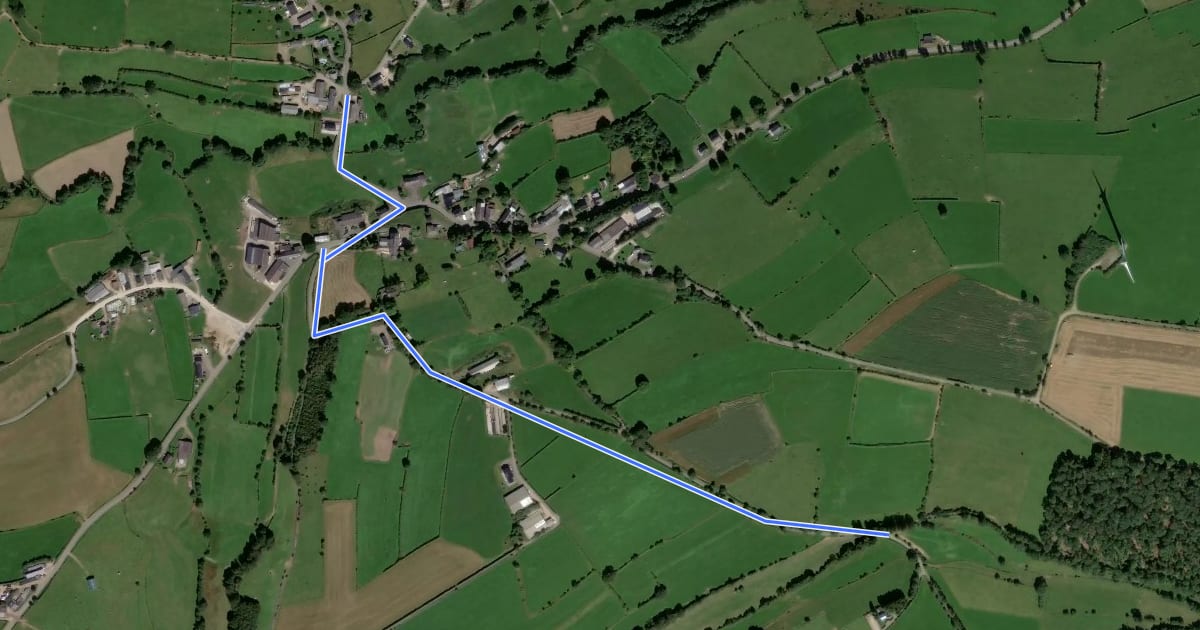 Маршрут 24-28 на спутниковом снимке