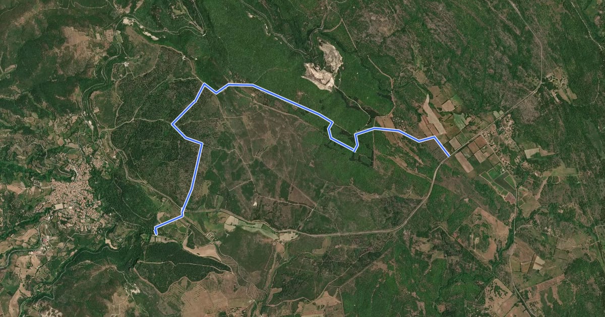Маршрут 263 на спутниковом снимке