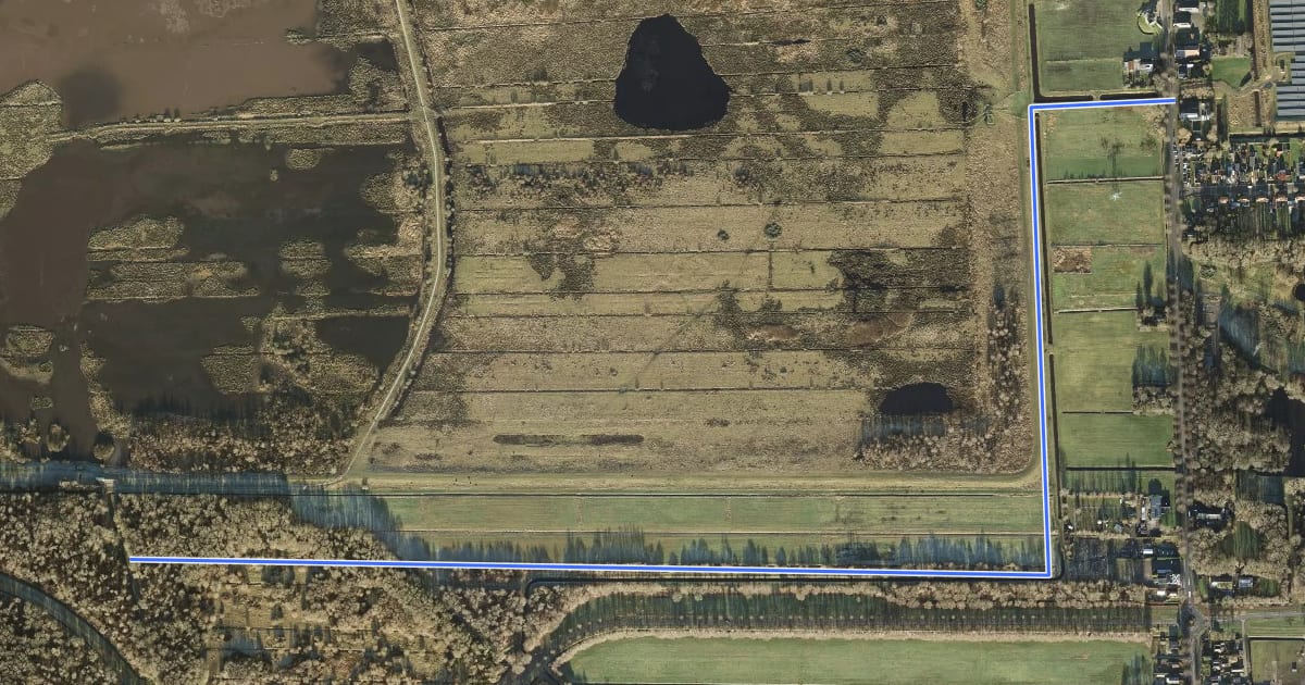 Маршрут 27-43 на спутниковом снимке