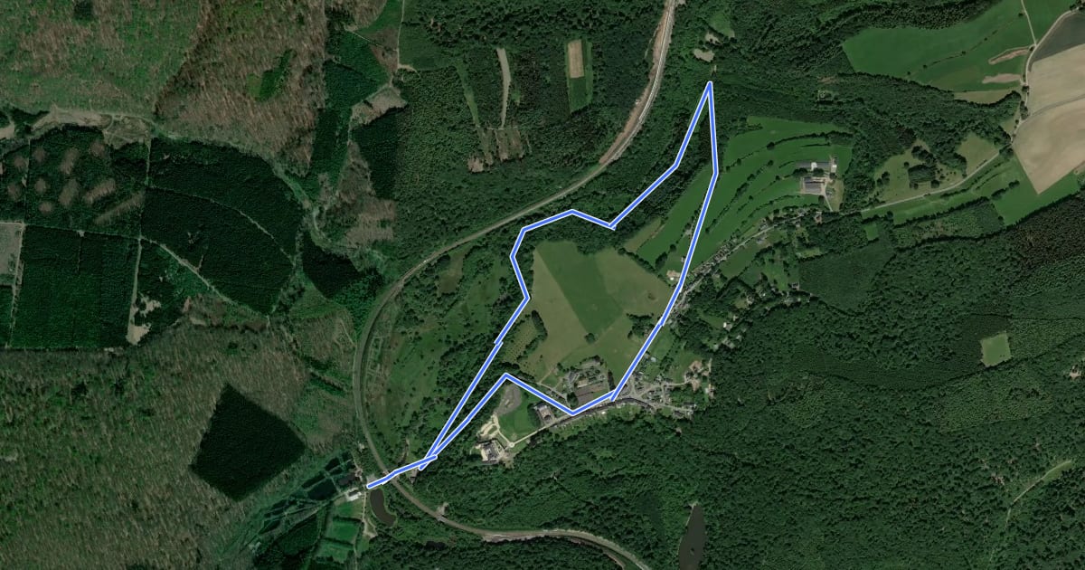 Маршрут 27. Parc на спутниковом снимке