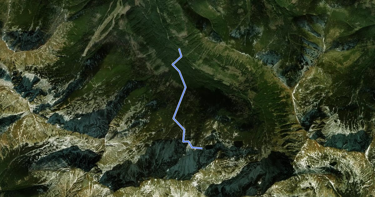 Маршрут 2764 на спутниковом снимке