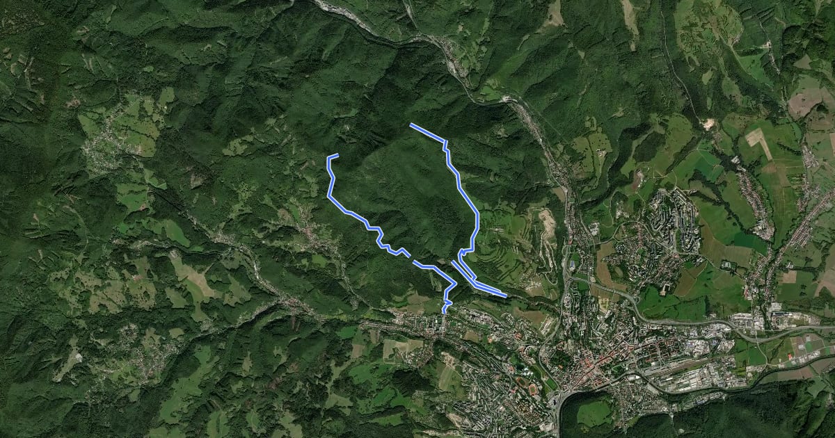 Маршрут 2796M на спутниковом снимке