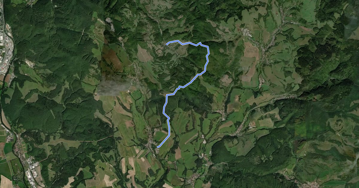 Маршрут 2797M на спутниковом снимке