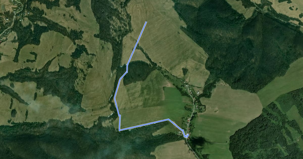 Маршрут 2801M на спутниковом снимке