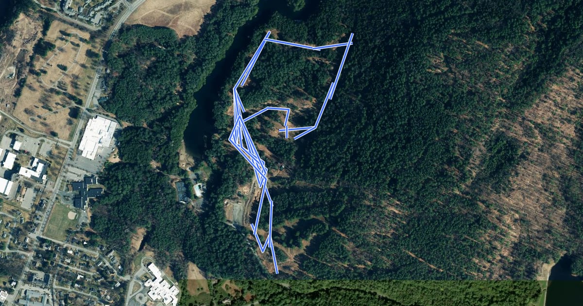 Маршрут 3.0k Loop на спутниковом снимке