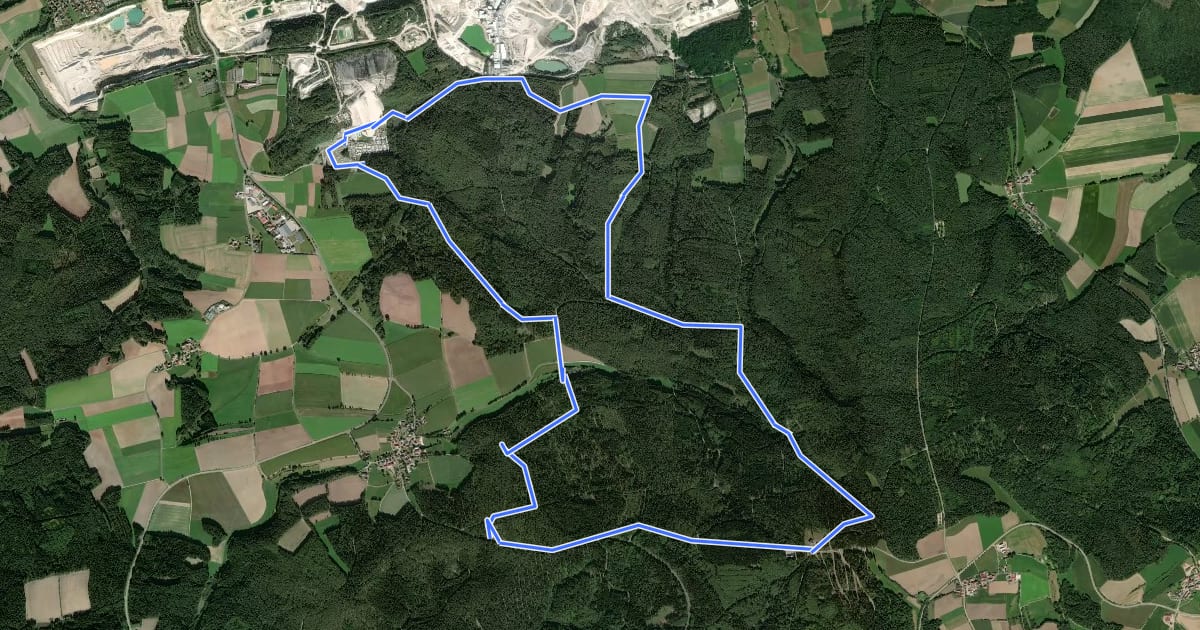 Маршрут 3_Gipfel_Weg на спутниковом снимке