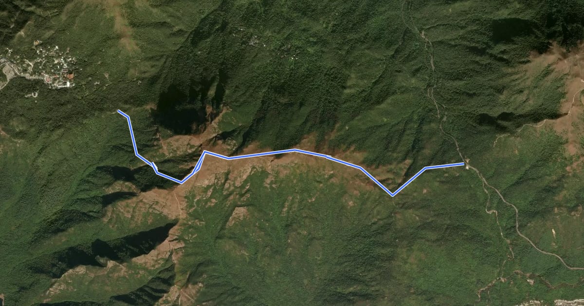Маршрут 鳳凰徑第3段 Lantau Trail Section 3 на спутниковом снимке